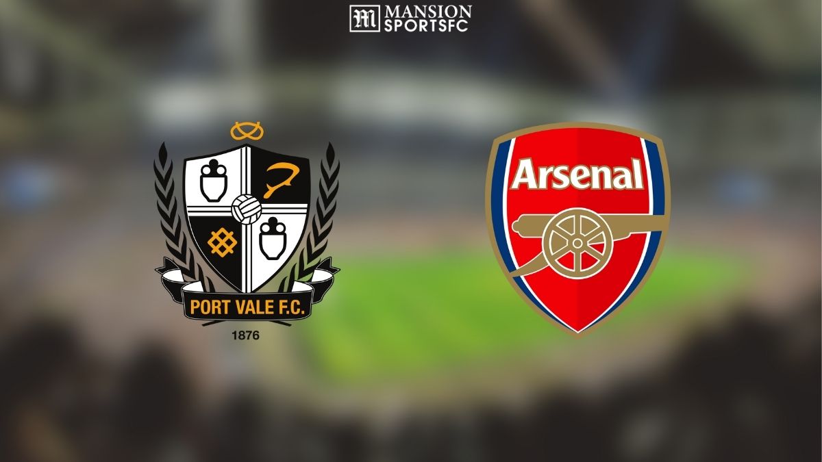 Đội Hình Thi Đấu Port Vale vs Arsenal 2025